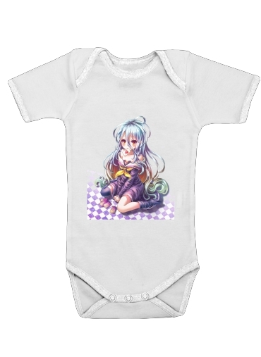  Nogame No life Shiro Card for Baby short sleeve onesies
