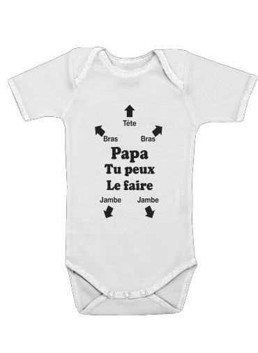  Notice pour papa for Baby short sleeve onesies