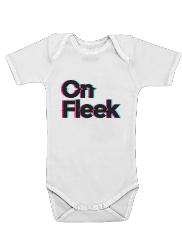  On Fleek for Baby short sleeve onesies