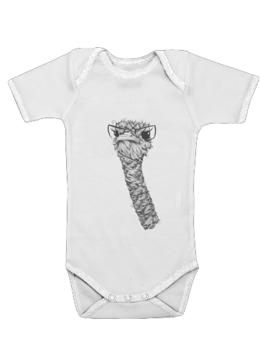  Ostrich for Baby short sleeve onesies