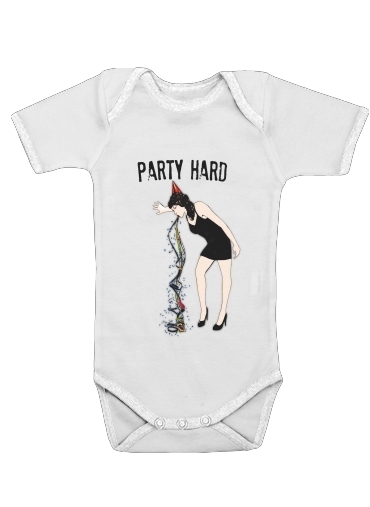  Party Hard for Baby short sleeve onesies