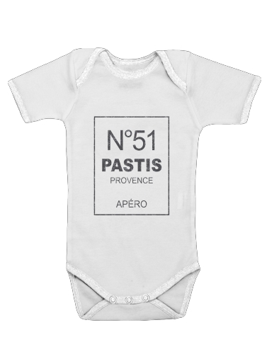  Pastis 51 Parfum Apero for Baby short sleeve onesies
