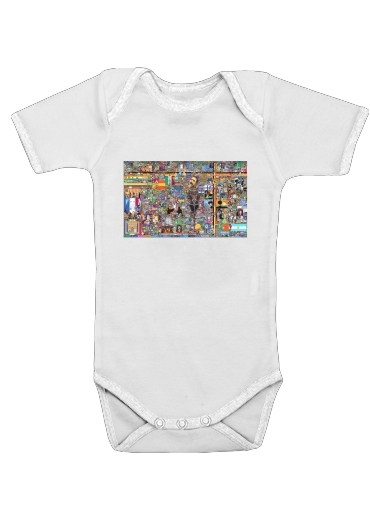  Pixel War Reddit for Baby short sleeve onesies