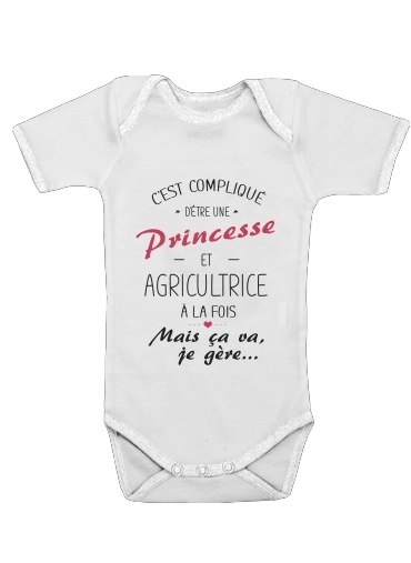  Princesse et agricultrice for Baby short sleeve onesies
