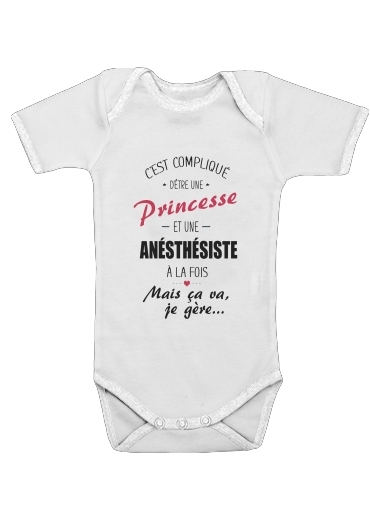  Princesse et anesthesiste for Baby short sleeve onesies