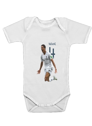  Raphael Varane Football Art for Baby short sleeve onesies