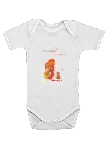  Remember Who You Are Lion King for Baby short sleeve onesies