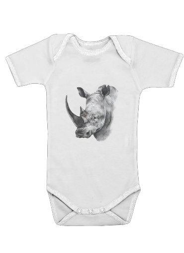 Onesies Baby Rhino Shield Art