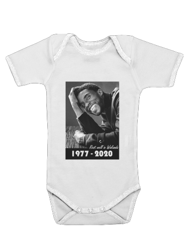  RIP Chadwick Boseman 1977 2020 for Baby short sleeve onesies
