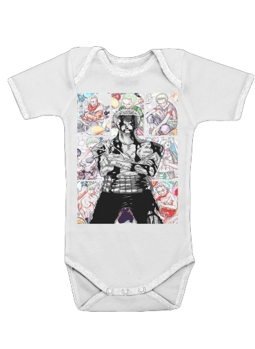  Roronoa Zoro My Life for my friends for Baby short sleeve onesies