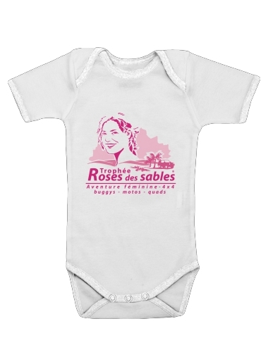 Rose des sables for Baby short sleeve onesies