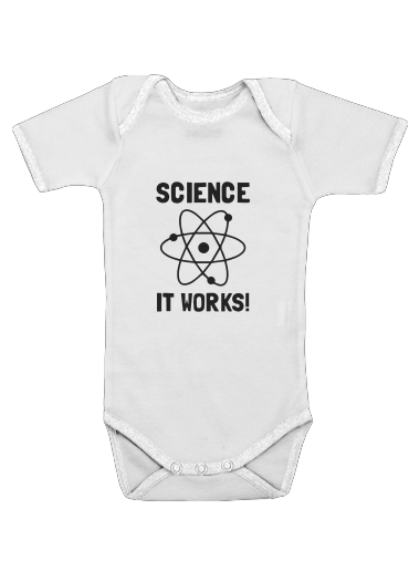  Science it works for Baby short sleeve onesies