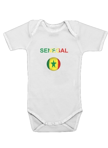  Senegal Football for Baby short sleeve onesies