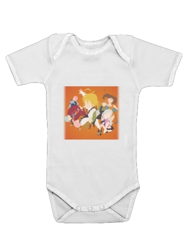  Seven Deadly Sins for Baby short sleeve onesies