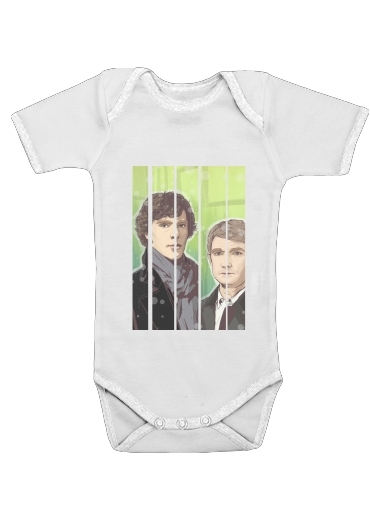 Onesies Baby Sherlock and Watson