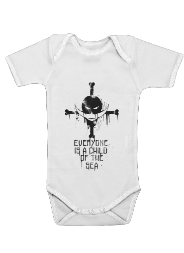 Shirohige Barbe blanche Child of the sea for Baby short sleeve onesies