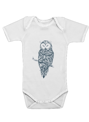  Snow Owl for Baby short sleeve onesies