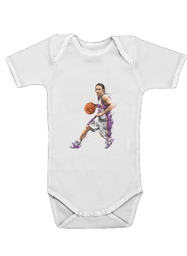  Steve Nash Basketball for Baby short sleeve onesies