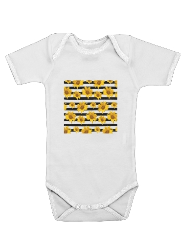  Sunflower Name for Baby short sleeve onesies