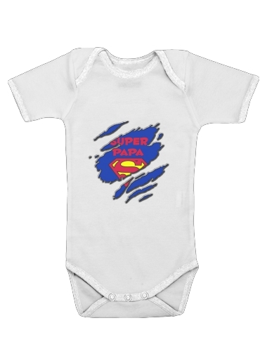  Super PAPA for Baby short sleeve onesies