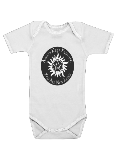  SuperNatural Never Alone for Baby short sleeve onesies