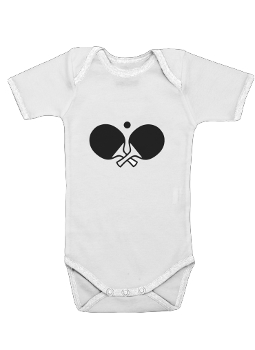  Table Tennis - Ping Pong for Baby short sleeve onesies