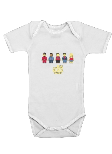  The Big Block Theory for Baby short sleeve onesies