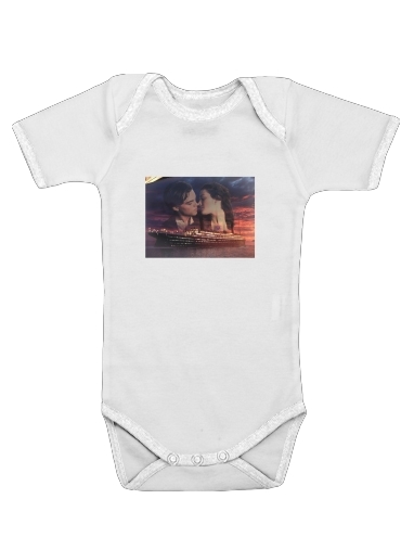  Titanic Fanart Collage for Baby short sleeve onesies
