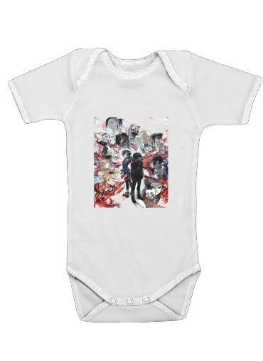  Tokyo Ghoul Touka and family for Baby short sleeve onesies