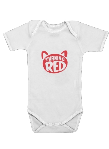  Turning red for Baby short sleeve onesies