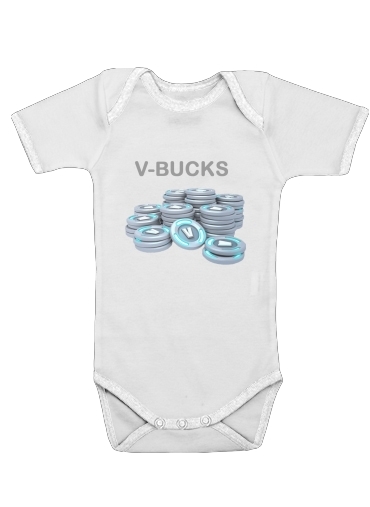  V Bucks Need Money for Baby short sleeve onesies