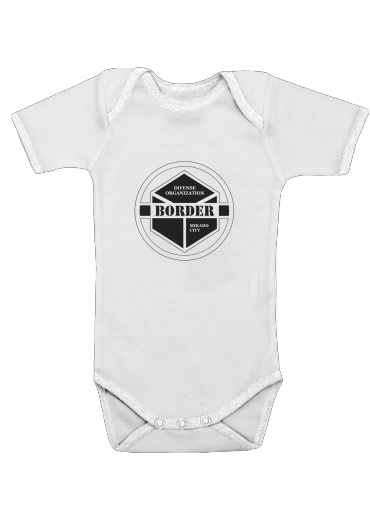  World trigger Border organization for Baby short sleeve onesies