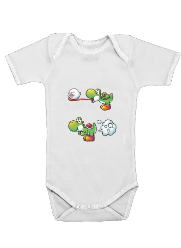  Yoshi Ghost for Baby short sleeve onesies