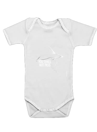  You shall not pass for Baby short sleeve onesies