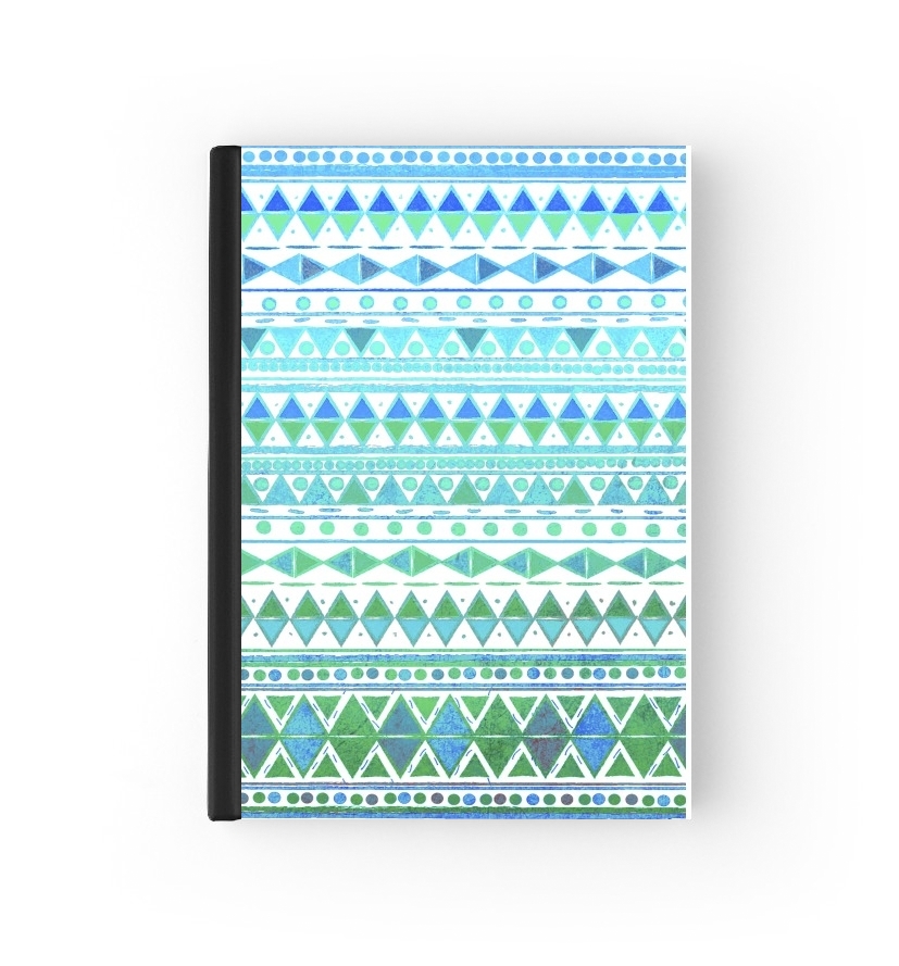  Aztec Aqua for passport cover