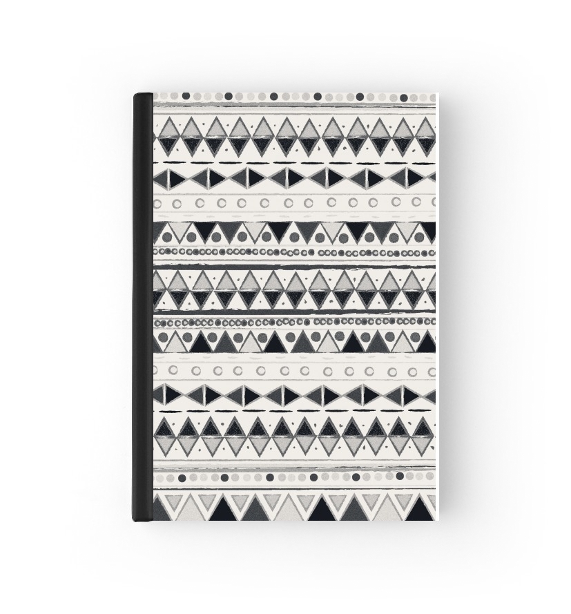  Ethnic Candy Tribal in Black and White for passport cover