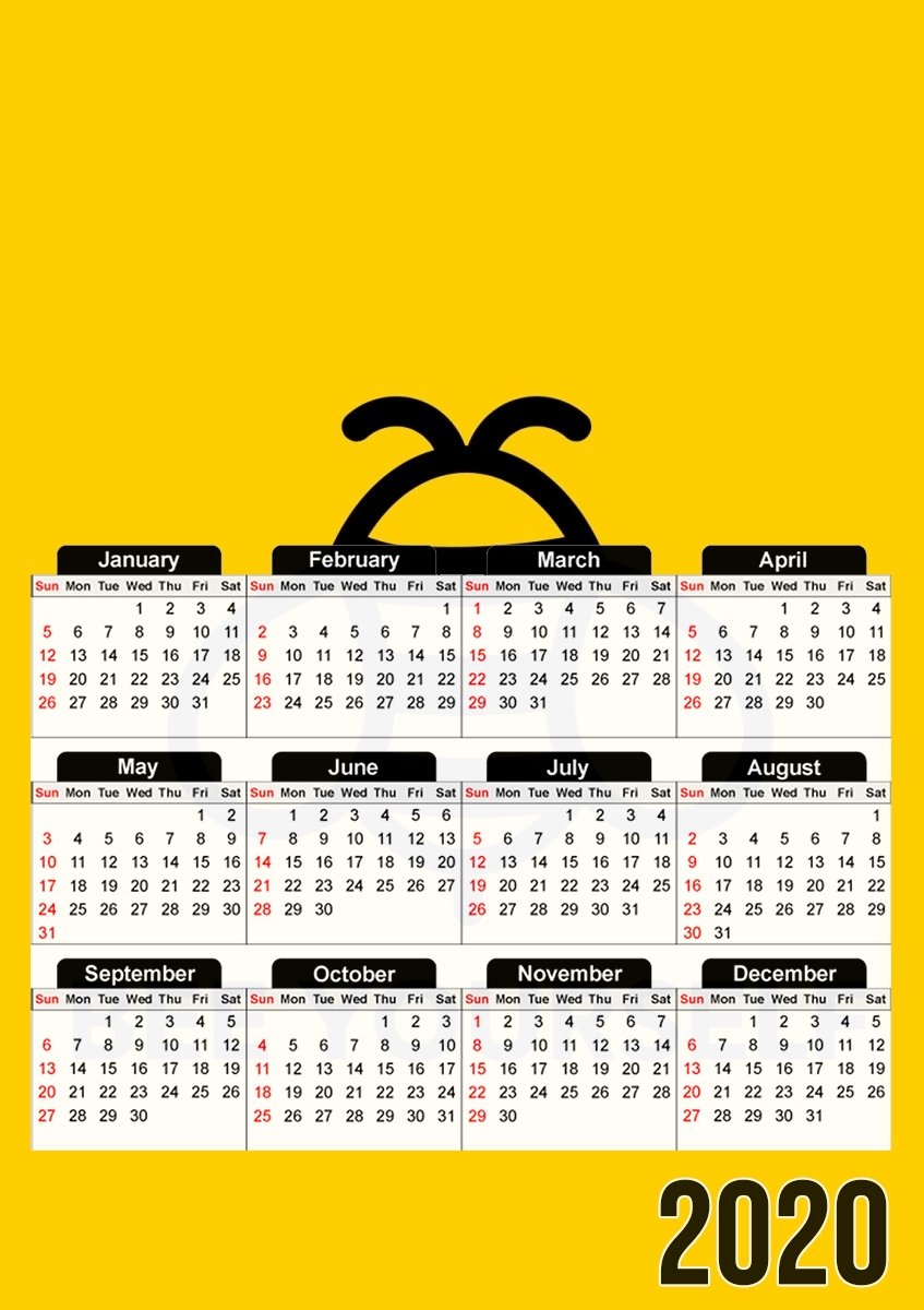  Bee Yourself Abeille for A3 Photo Calendar 30x43cm