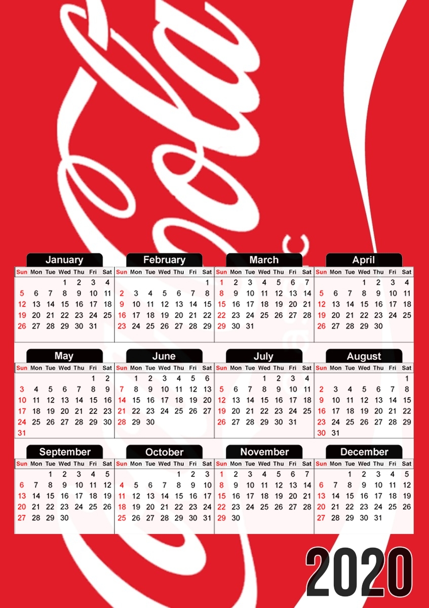  Coca Cola Rouge Classic for A3 Photo Calendar 30x43cm