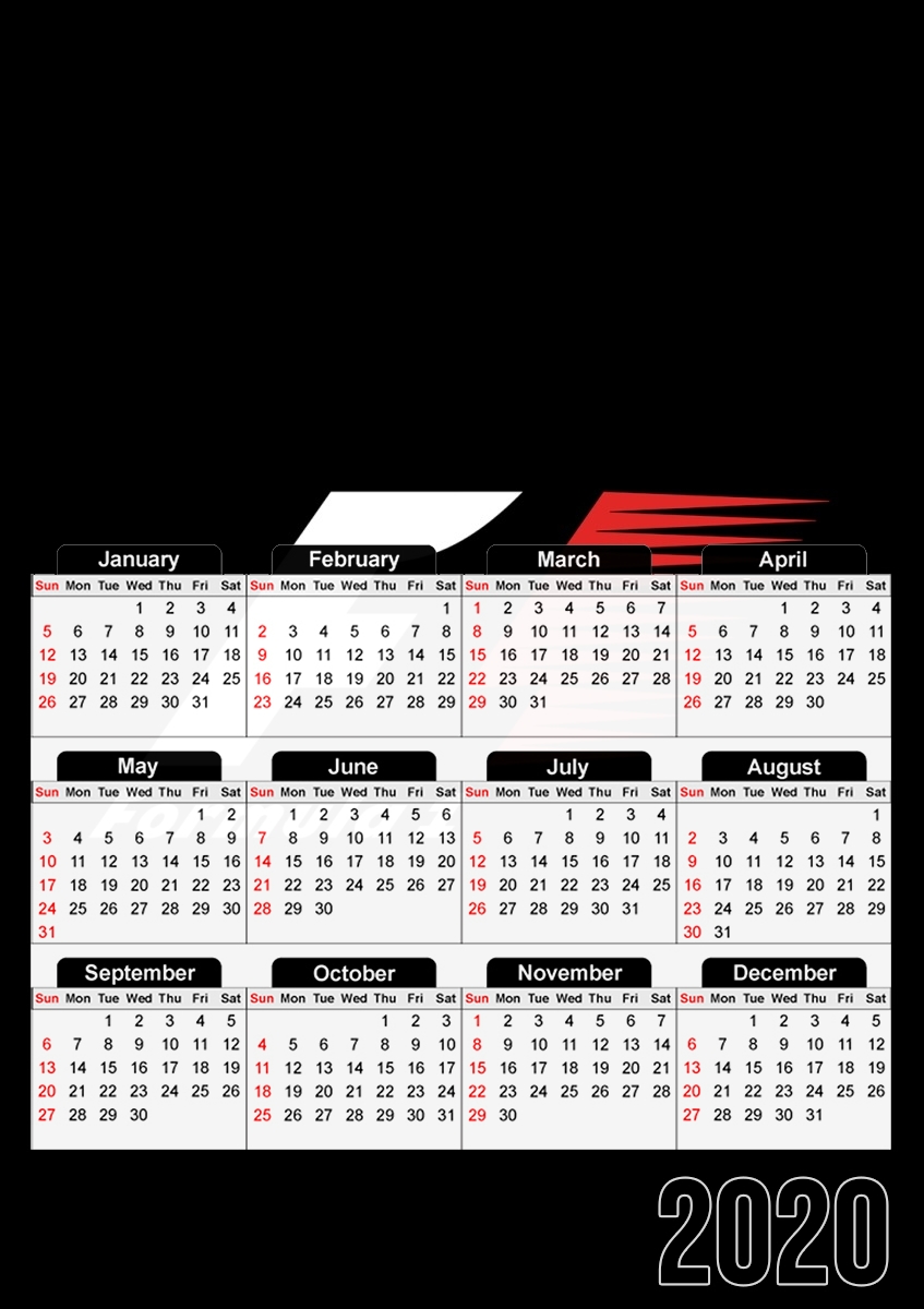  Formula One for A3 Photo Calendar 30x43cm