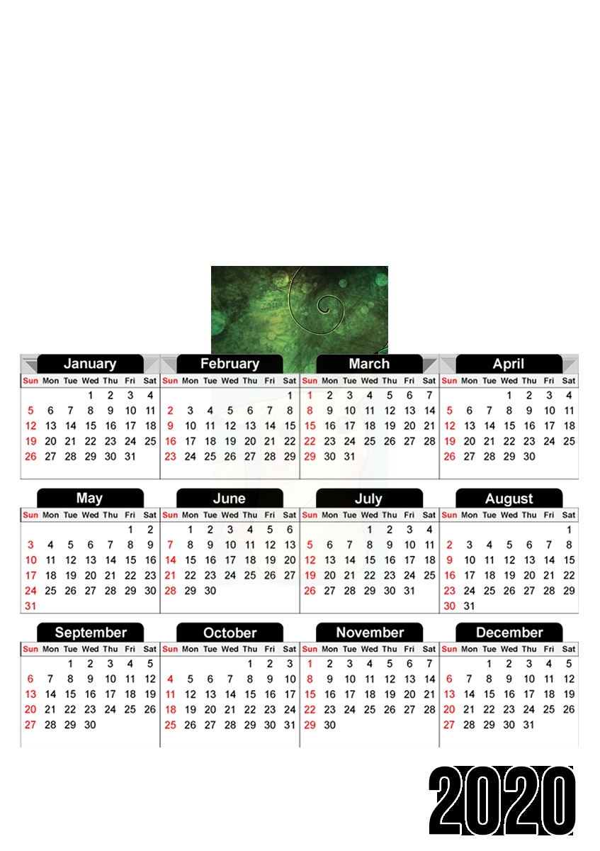  Pika for A3 Photo Calendar 30x43cm
