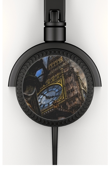  Abstract Big Ben London for Stereo Headphones To custom
