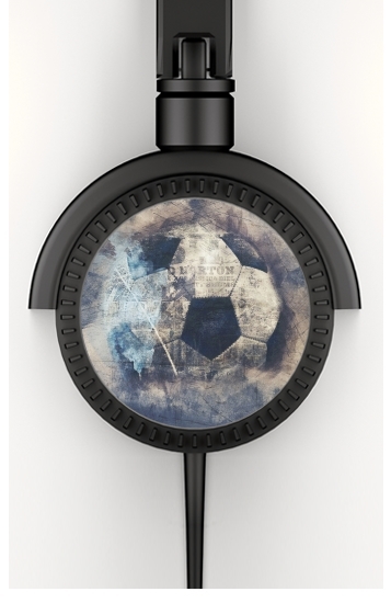  Abstract Blue Grunge Football for Stereo Headphones To custom