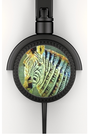  abstract zebra for Stereo Headphones To custom