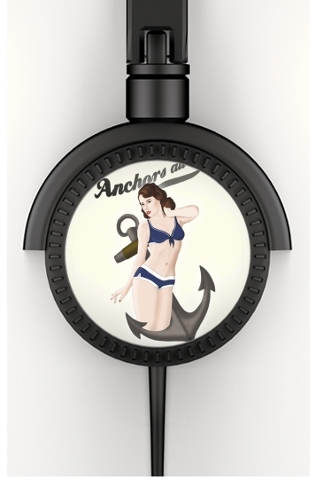  Anchors Aweigh - Classic Pin Up for Stereo Headphones To custom