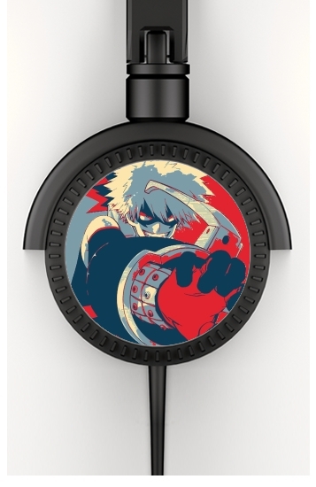  Bakugo Katsuki propaganda art for Stereo Headphones To custom