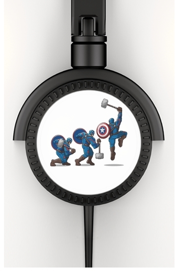  Captain America - Thor Hammer for Stereo Headphones To custom