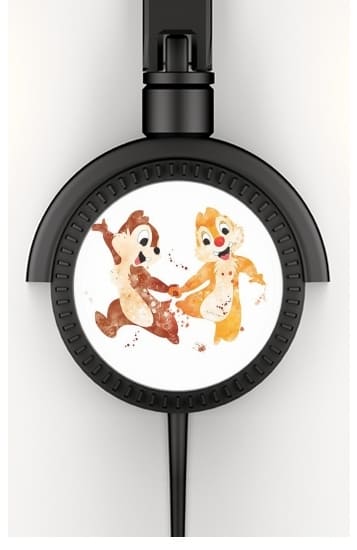  Chip And Dale Watercolor for Stereo Headphones To custom