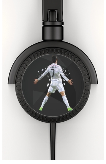  Cristiano Ronaldo Celebration Piouuu GOAL Abstract ART for Stereo Headphones To custom