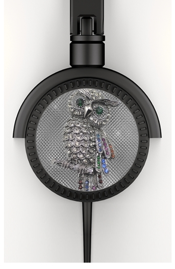  diamond owl for Stereo Headphones To custom