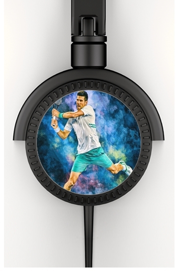  Djokovic Painting art for Stereo Headphones To custom